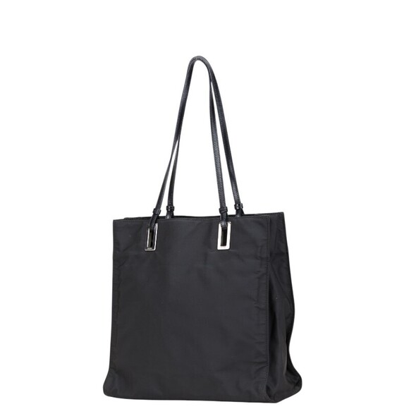 Prada Handbags - Prada Tote Bag Leather Nylon Triangle Hobo Black Shoulder Logo